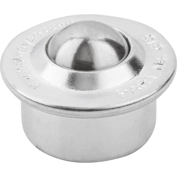 Kipp Ball Transfer Unit Housing, Form:B Steel, Comp:Steel K0760.145 - main